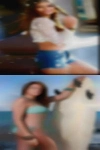 Naked girls standing showing