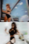 Black boots crazy older boobs